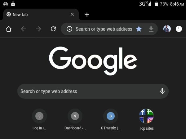 chrome browser