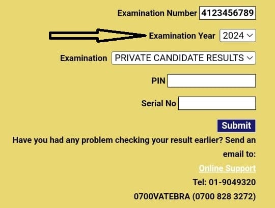 WAEC examination year